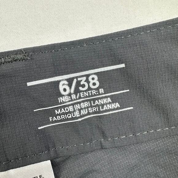 Mountain Hardwear Pants Womens 6 Gray Torada Nylon Cargo Ripstop Hiking Outdoor - Picture 4 of 14